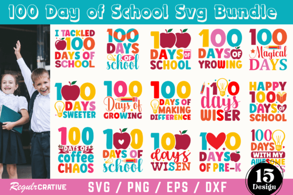 A Designer's Real-World Review of the 100 Day of School SVG Bundle