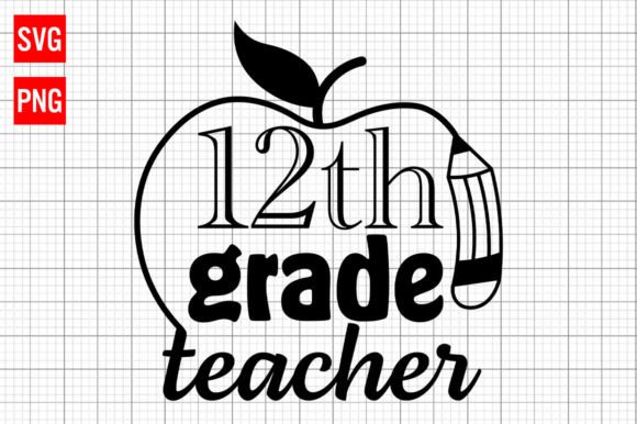 A Practical Review of the 12th Grade Teacher SVG