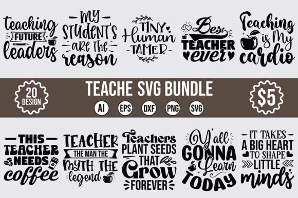 A Professional's Review of Teacher SVG Bundle Vol.18