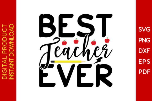 Evaluating the Best Teacher Ever Embroidery Design