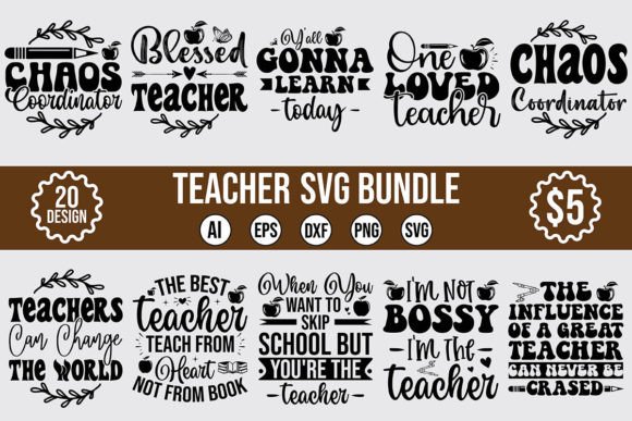 Teacher SVG Bundle Vol.17: A Designer's Real-World Evaluation